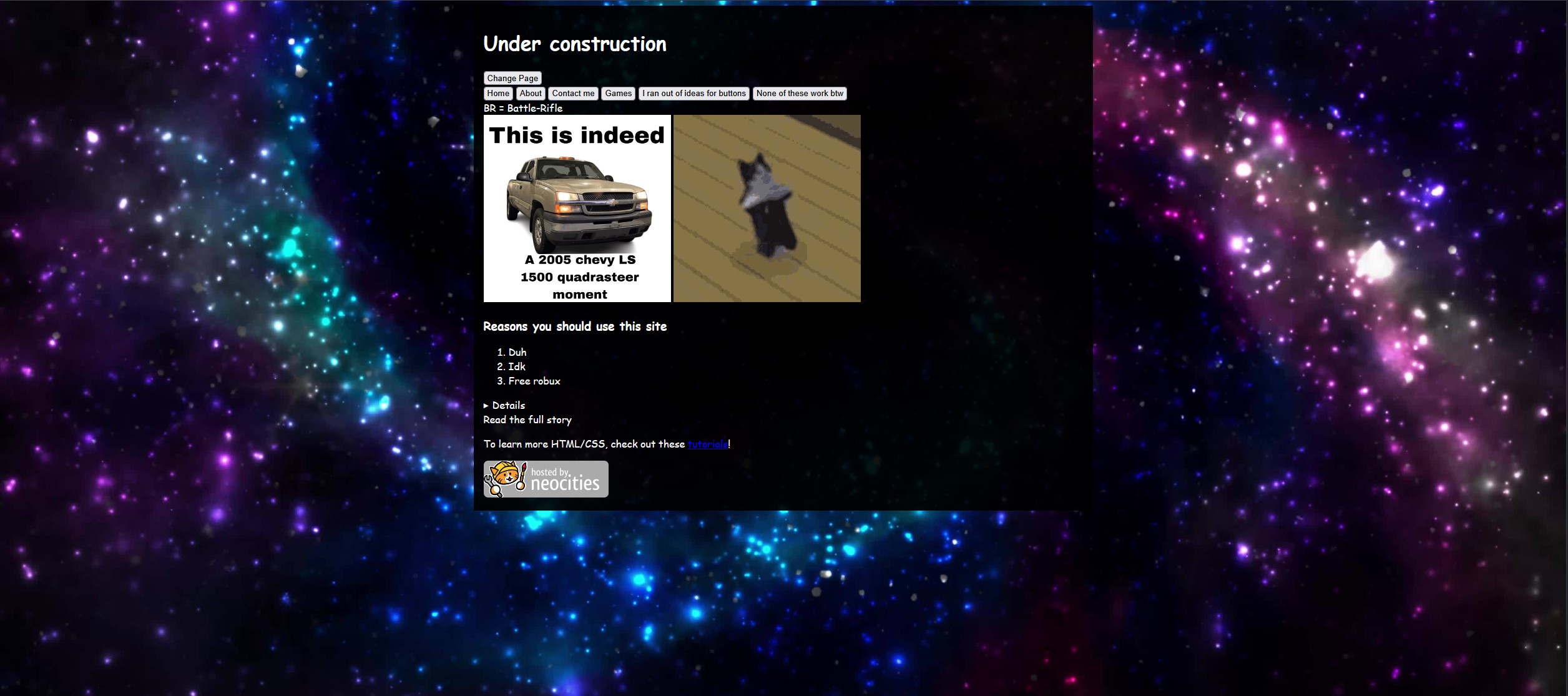 First version of website archive