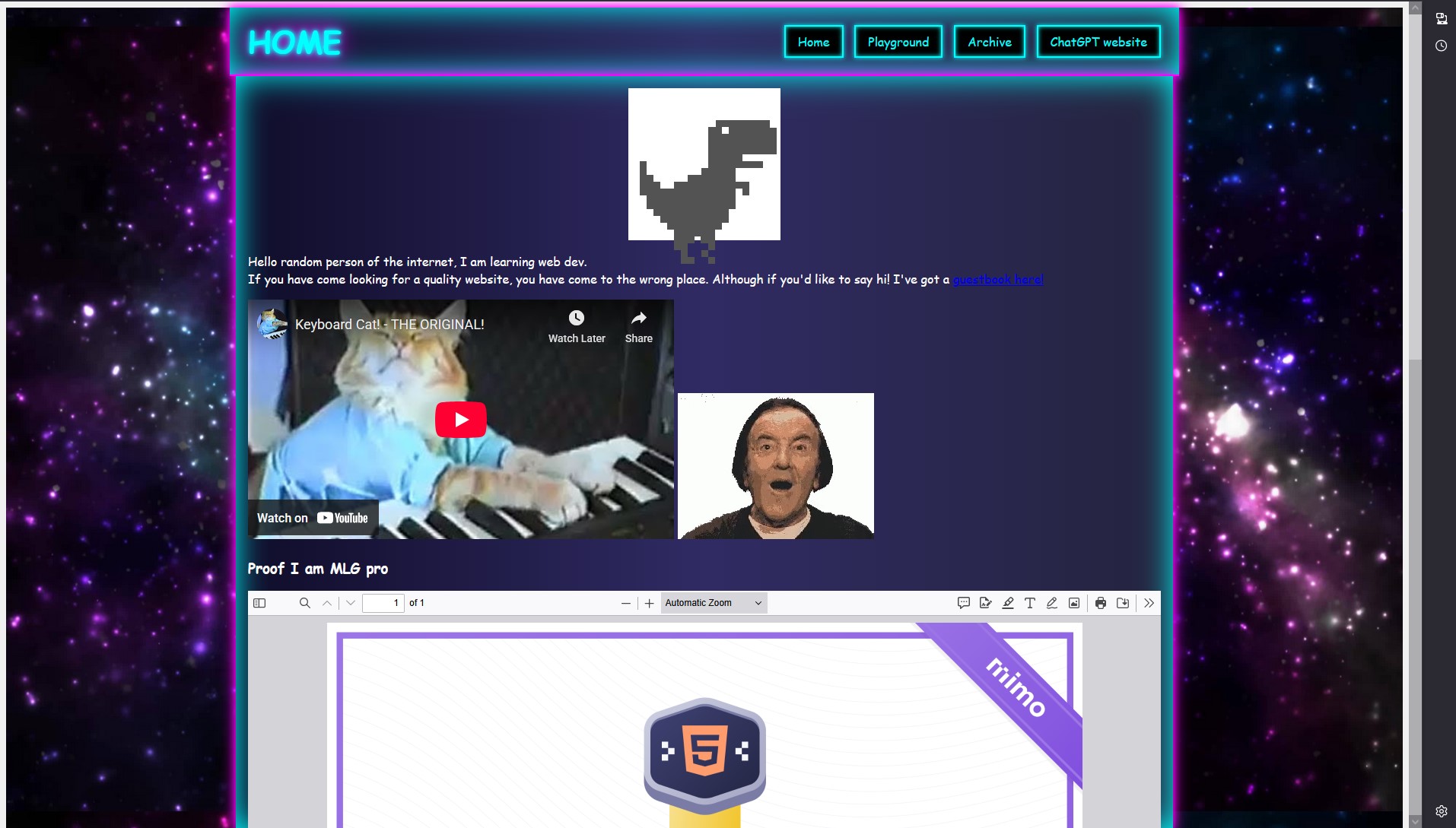 Second version of website archive